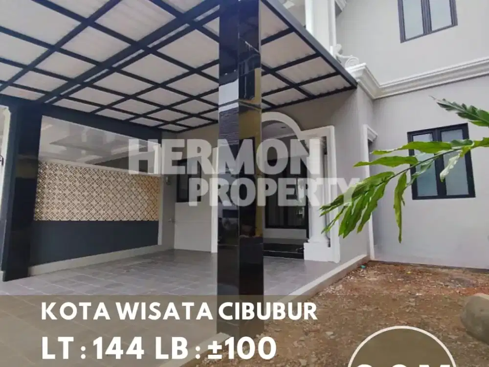 Rumah modern Exclusive Siap Huni Bisa KPR di Kota Wisata Cibubur