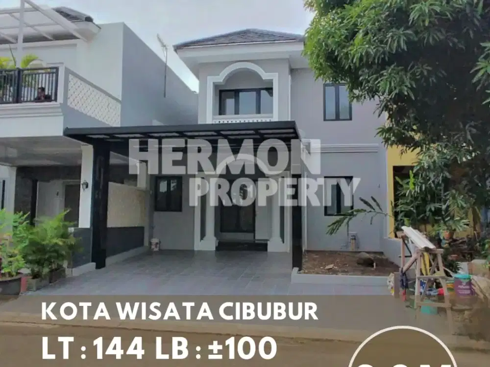 Rumah Megah Baru Renovasi seperti Rumah Baru Kualitas Bagus di Kota Wisata Cibubur