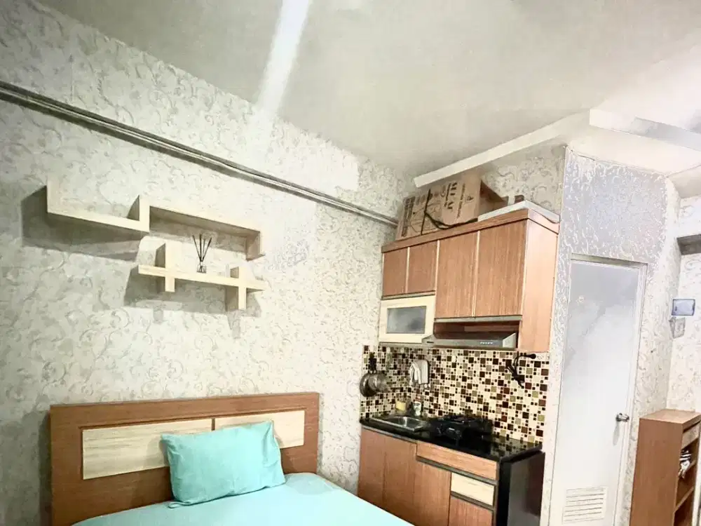 JUAL CEPAT ! GREEN PRAMUKA CITY ATAS MALL STUDIO FULLY FURNISHED