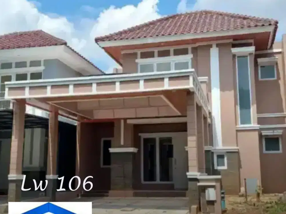 Rumah Minimalis Bangunan Plong & Terang di Legenda wisata cibubur