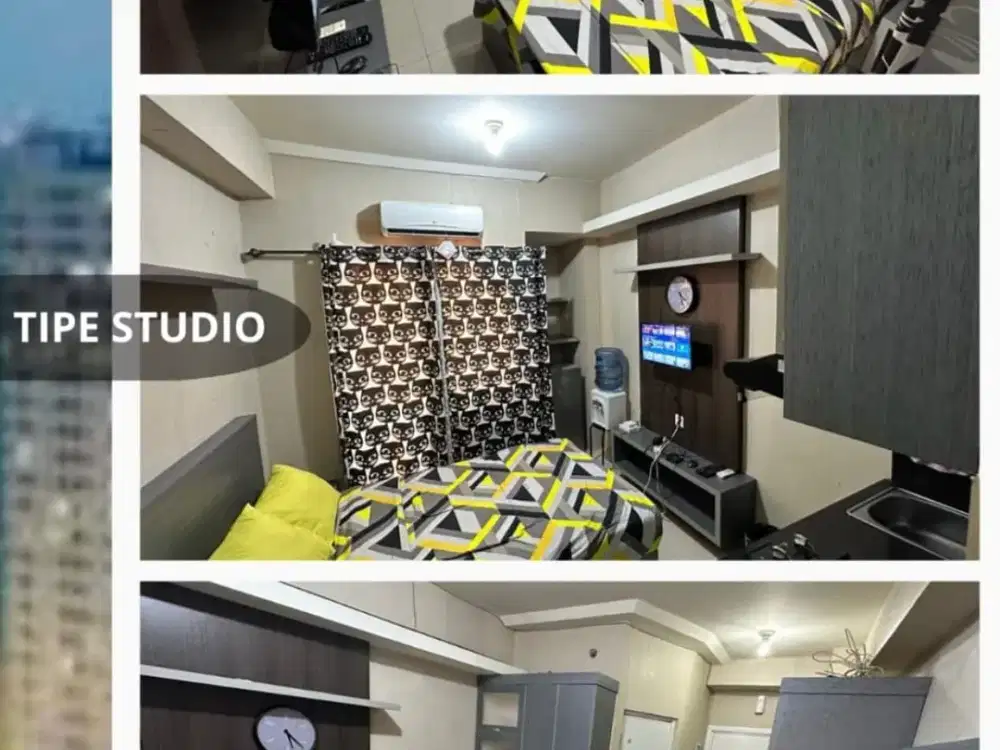 TOWER MALL GREEN PRAMUKA CITY STUDIO FULLY FURNISHED JAKARTA PUSAT