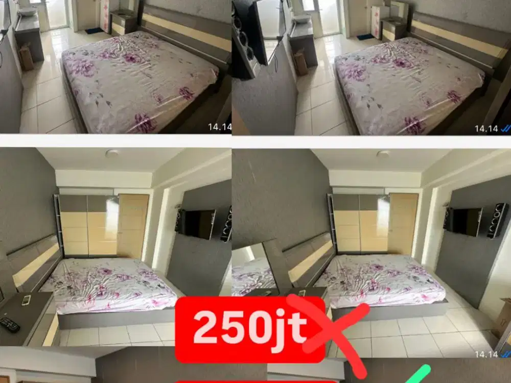 Dijual Murah BU, 2unit Jejer Apartemen Educity Amor Pakuwon City