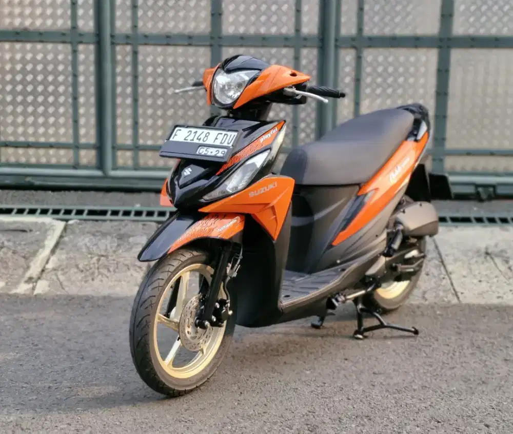 Plat F Pajak Panjang! Suzuki Address Playfull Th. 2019 Superb Istimewa