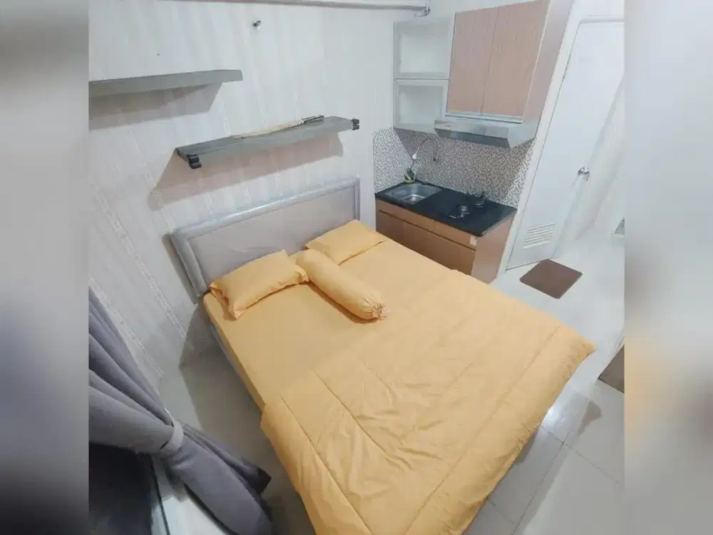 JUAL CEPAT ! TIPE STUDIO FULLY FURNISHED GREEN PRAMUKA CITY
