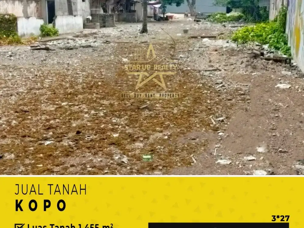 Jual tanah di jalan kopo