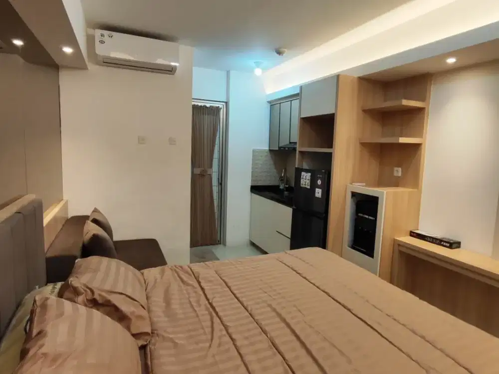 Unit sewa tipe Studio fullfurnish mewah apartemen Bassura City
