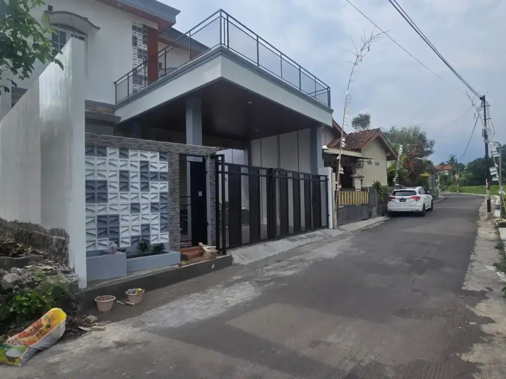 DIJUAL RUMAH BARU 2 LANTAI VIEW PERSAWAHAN DAN GUNUNG MERAPI