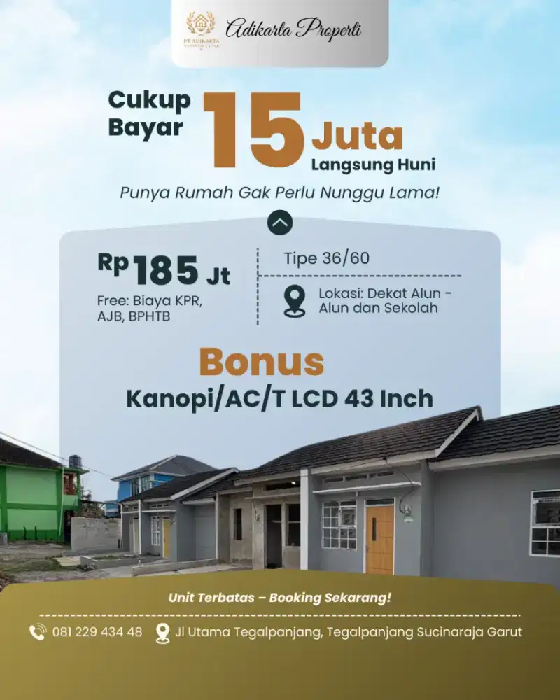 Rumah Cantik di Garut