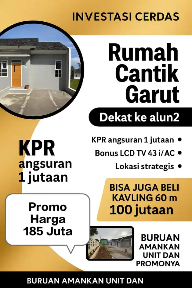 Investasi Rumah Murah Garut