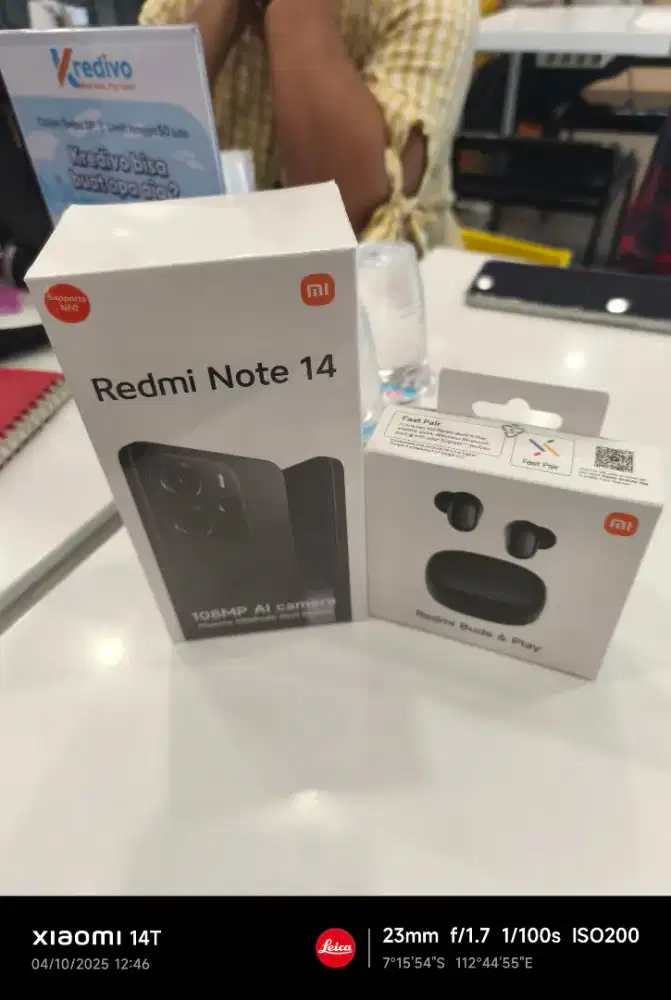 REDMI NOTE 14 8/128 FREE BUDS