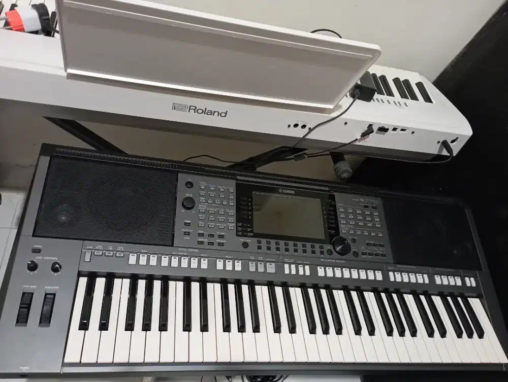 Yamaha psr s770 mulus lengkap siapa yg memerlukan piano Arranger s770