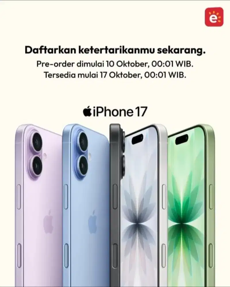 PRE ORDER IPHONE 17 SERIES