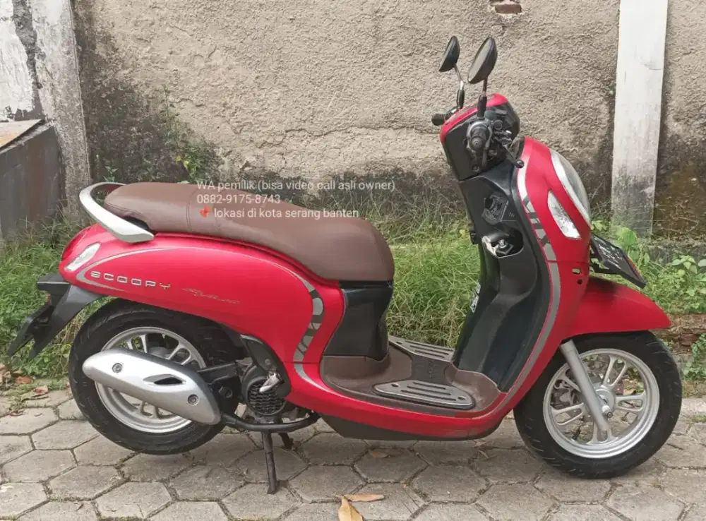 Scoopy Stylish Keyless Plat A Remot ada 2 pcs Lokasi kota serang