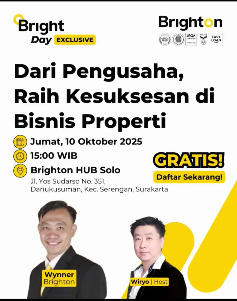 BERGABUNG DI BISNIS PROPERTY