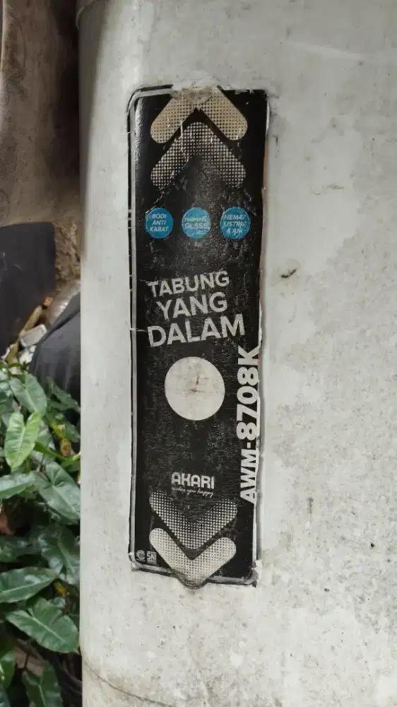 Mesin cuci akari minus pengering dengung