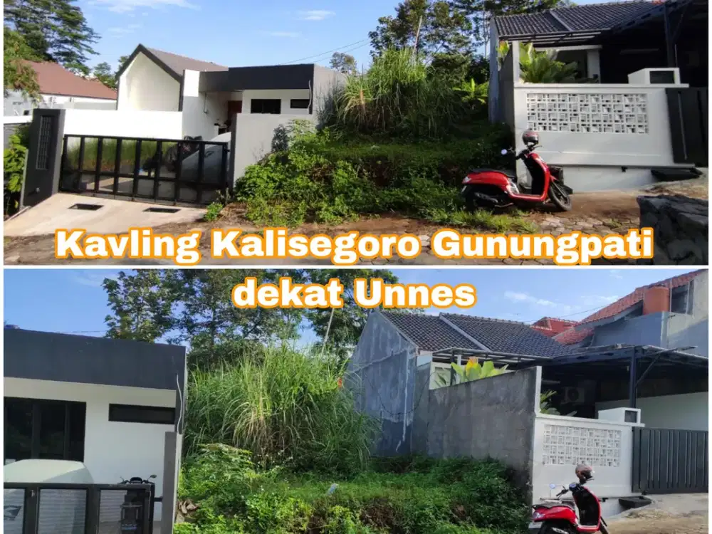 Strategis dan Murah Kavling Kalisegoro Gunungpati SHM Ready