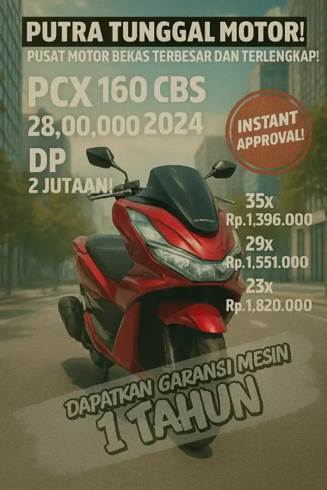 Warna langka dan favorit kita. Merah glossy yg paling dicari-cari