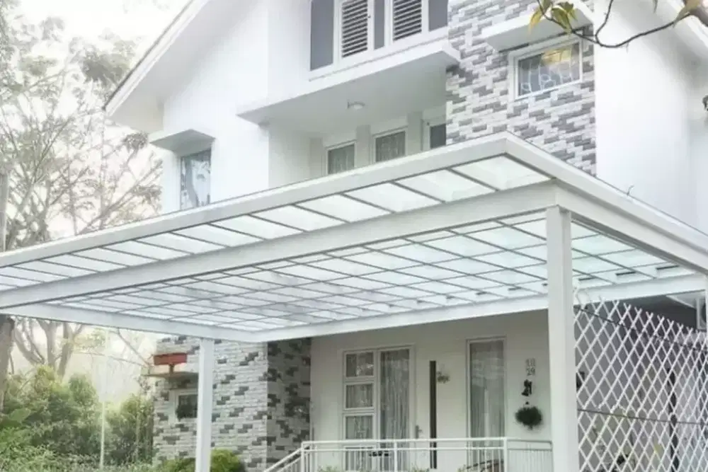 Canopy atap kaca