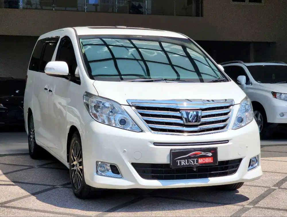 TOYOTA ALPHARD FACELIFT 2.4 G PILOT SEAT SUNROOF 2014 PUTIH MUTIARA