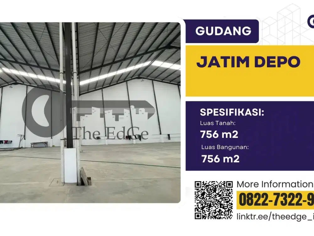 Jual Gudang Industri Jatim Depo Sidoarjo Akses Tol Gempol - The EdGe