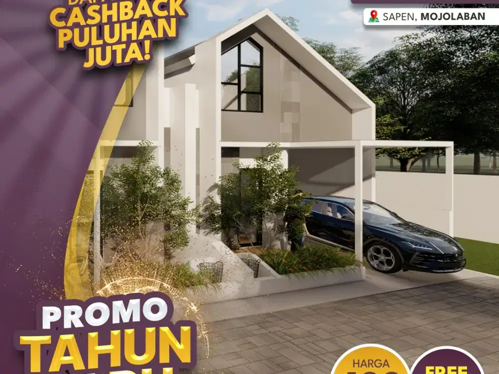 Rumah Mewah 1 Lantai Dekat Kampus UNS & Kota Solo