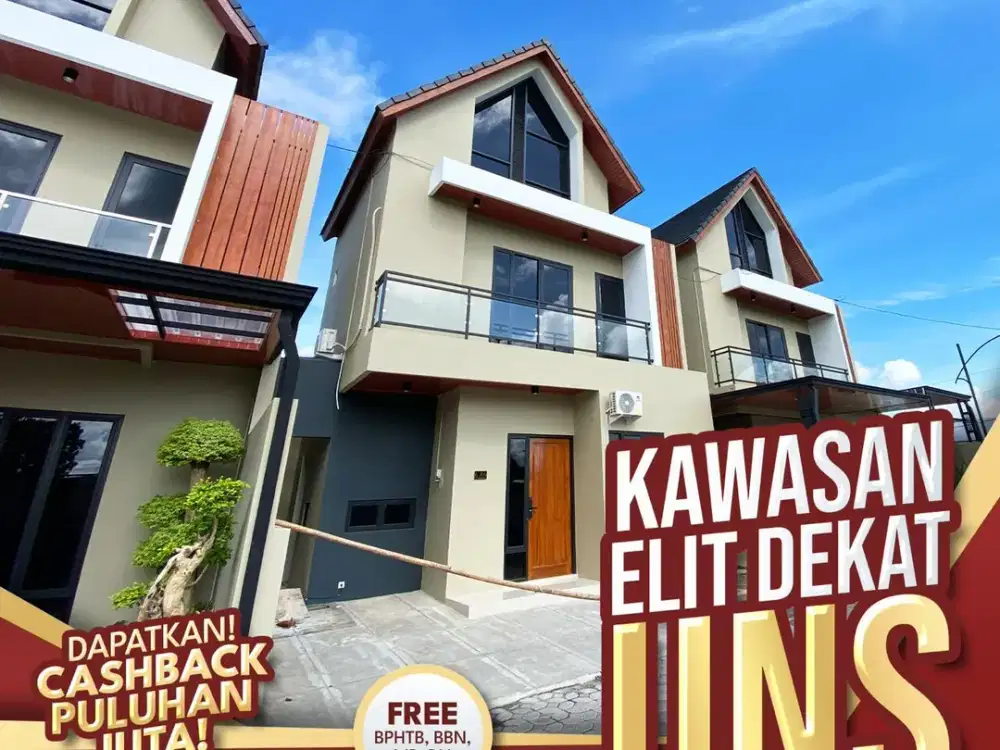 Rumah Idaman 2 Lantai di Lingkungan UNS Solo