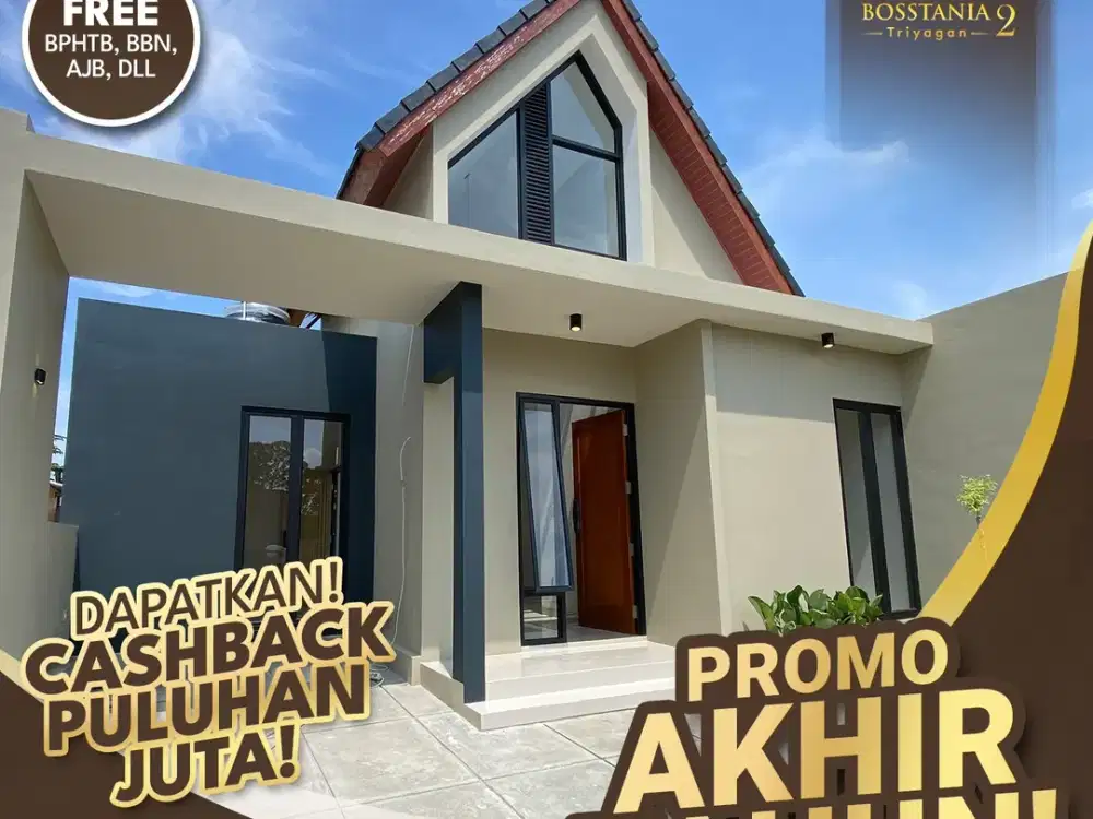 Desain Perumahan ala Scandinavian,Dekat Masjid Agung Karanganyar