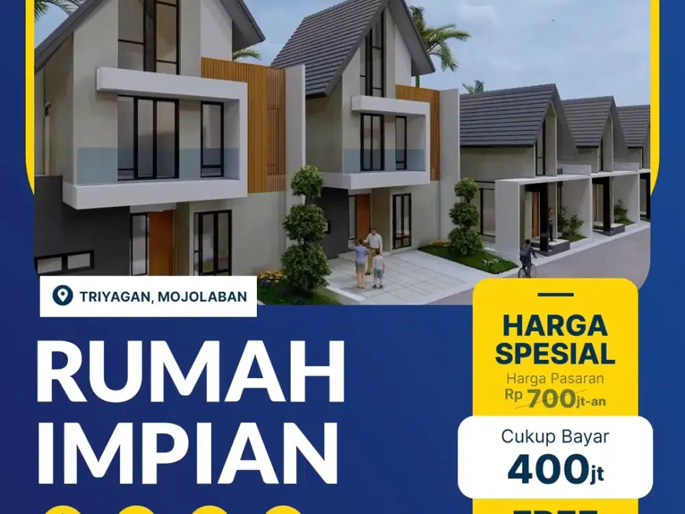 Rumah Modern dan Stylish Dekat Kampus UNS