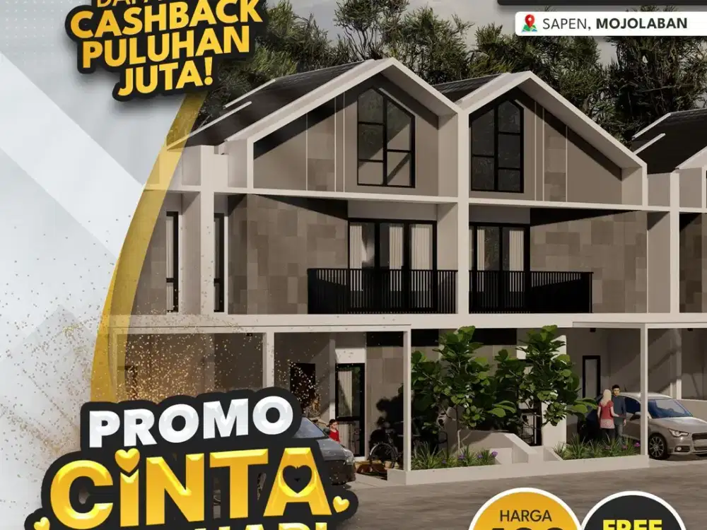 Rumah Baru Modern Dekat Kampus UNS Solo