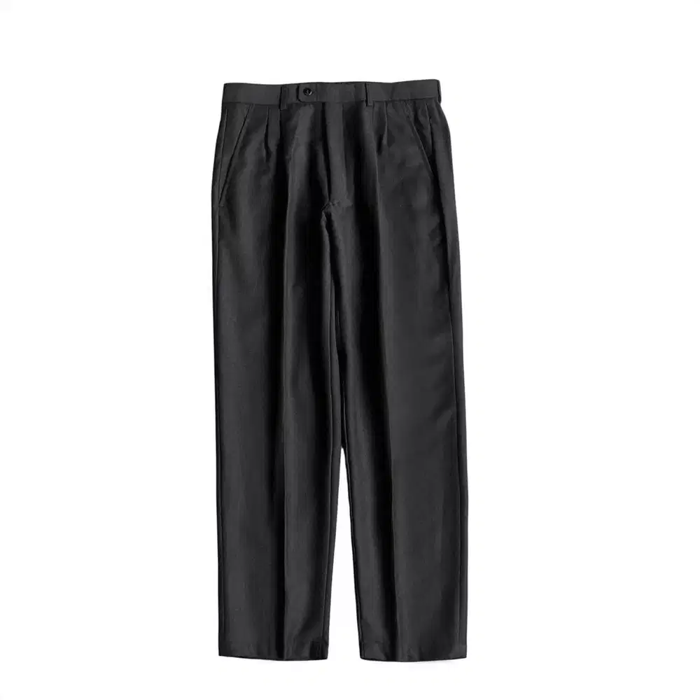 Lanvin wool tailored trousers dark grey standard tapered fit pants