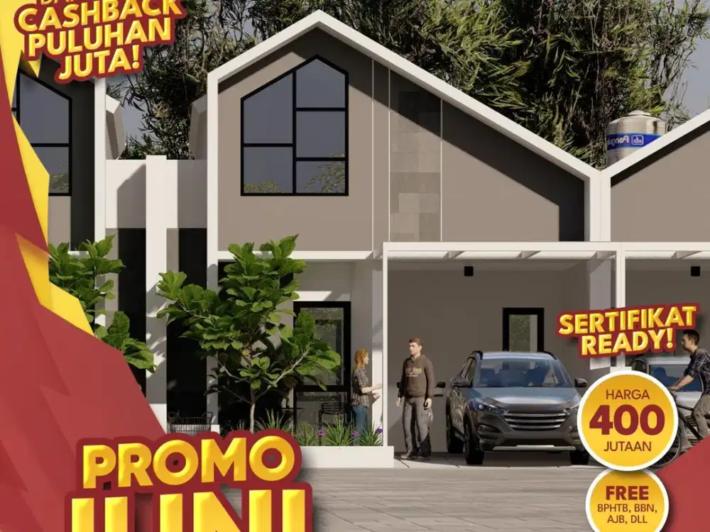Rumah Bergaya Modern dengan Pemandangan Indah Dekat UNS Solo