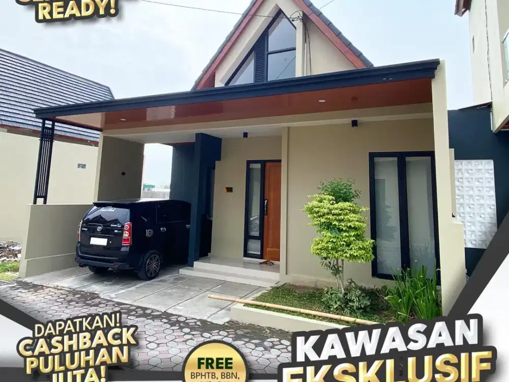 Perumahan 1 Lantai Bergaya Scandinavian Dekat Kampus UNS Solo