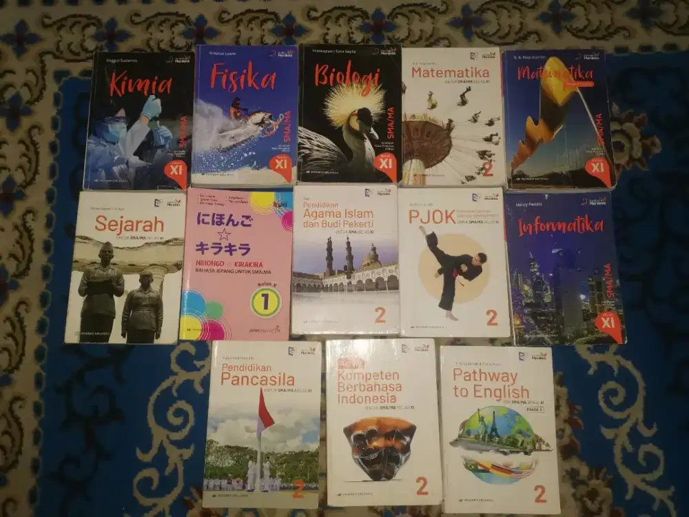 jual buku paket bekas SMA jurusan IPA murni