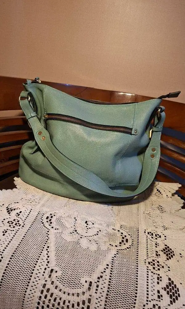 Hobo Bag Wanita Kulit Sapi Asli Pre owned