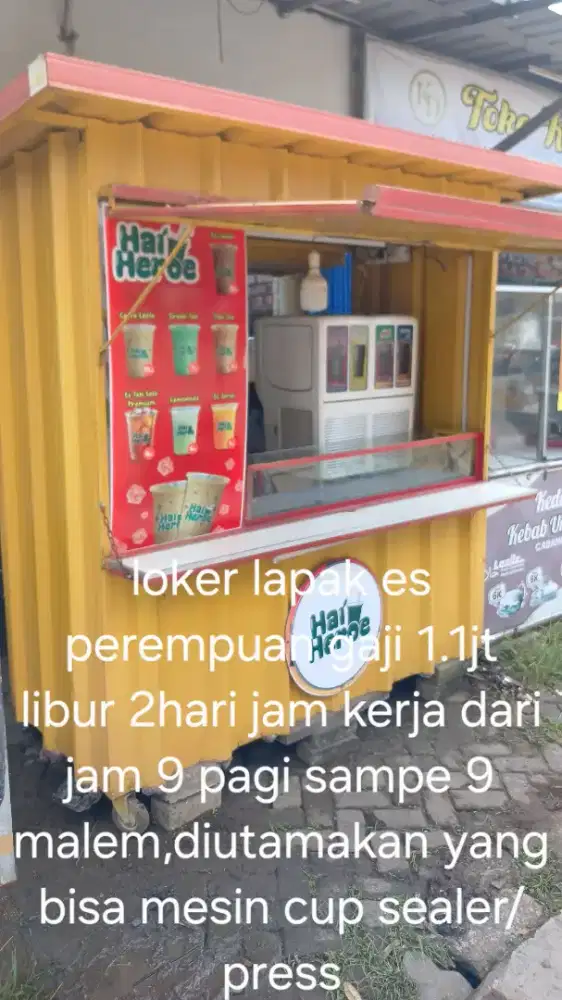 Jaga lapak es teh