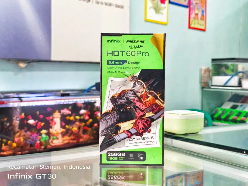 INFINIX HOT 60 PRO 8/256 NEW SEGEL PROMO TERMURAH