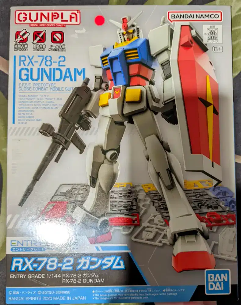Gundam Rx 78 entry Grade