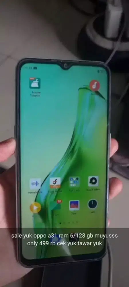 Hp oppo a31 ram 6/128 normal ,sentuhn aman