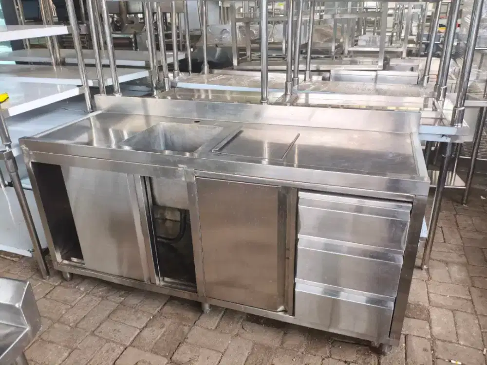 Single Sink Sayap Kabinet uk 180x60x85 harga 3,6jta