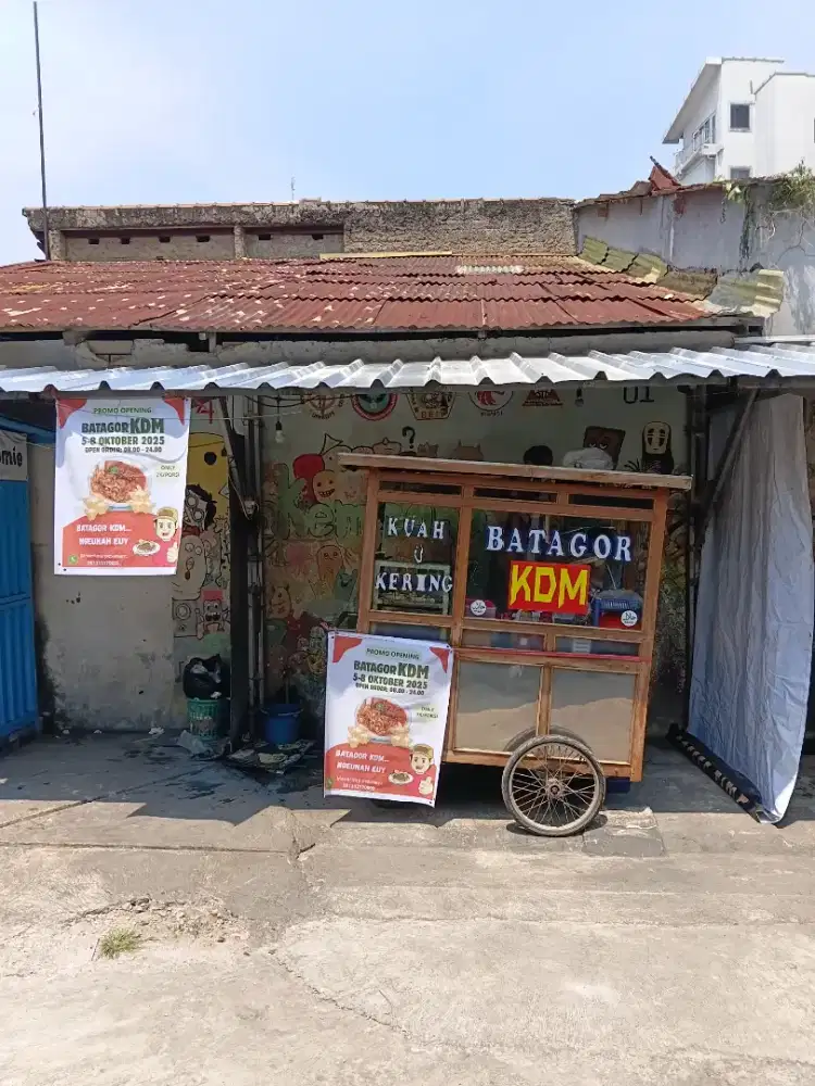 Dijual lapak usaha batagor KDM all in 8jt