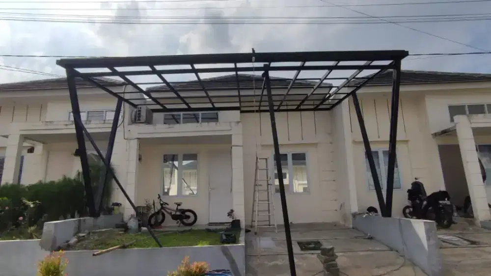 Kanopi baja ringan tiang v