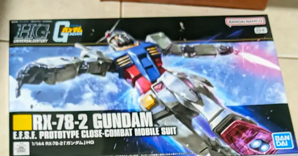 Gundam baru dirakit
