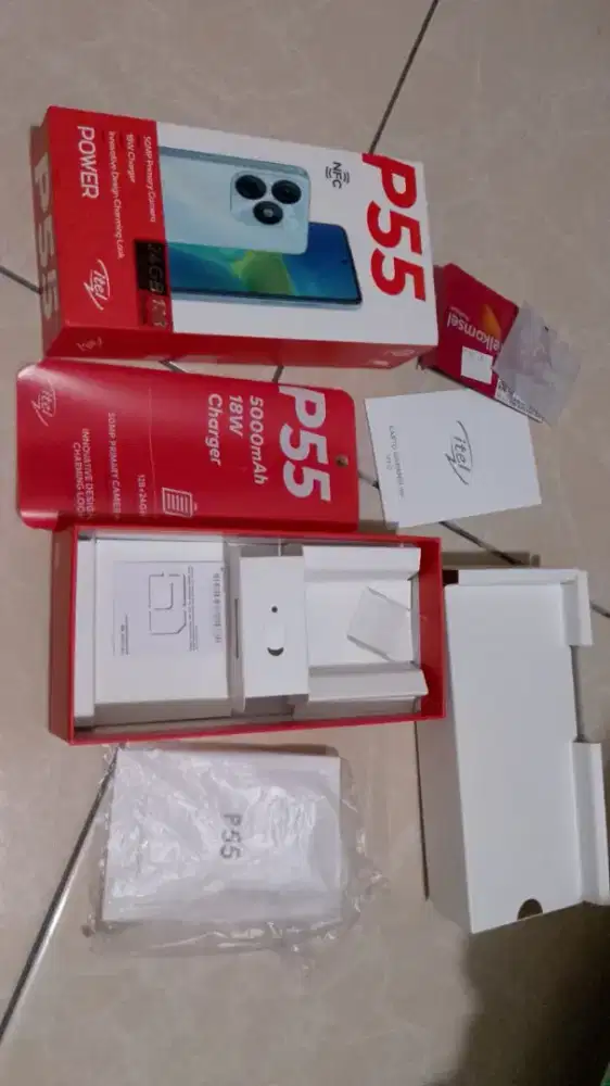 Dijual Second Pribadi ITEL P55 NFC