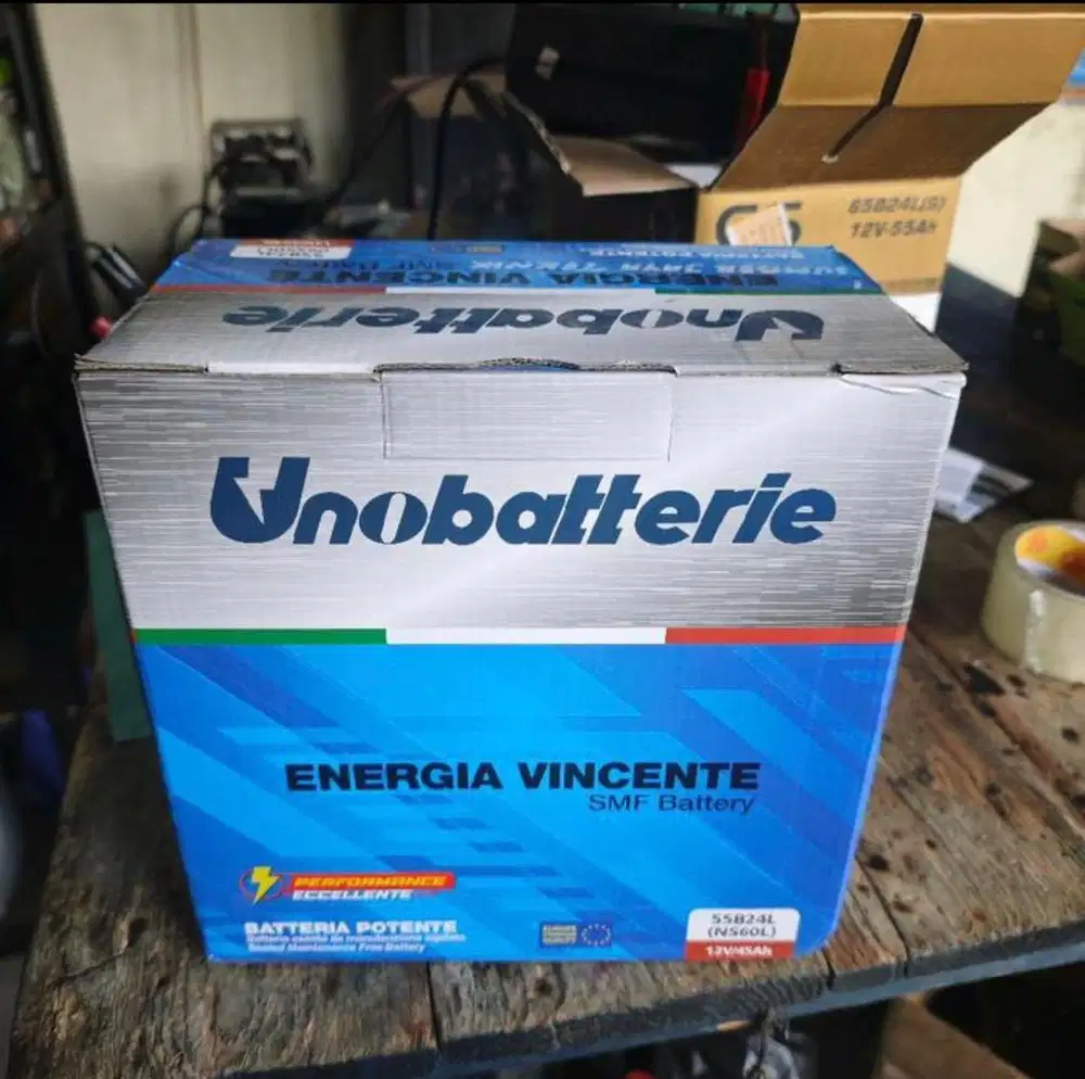 AKI BATERAI KERING UNI BATTERIE NS60L/55B24L 45 AH LIVINA CALYA SIGRA