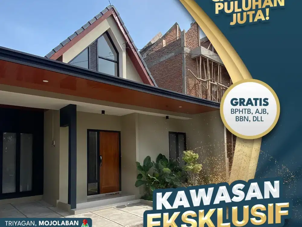 Desain Perumahan 1 Lantai ala Scandinavia Dekat RS Moewardi Solo