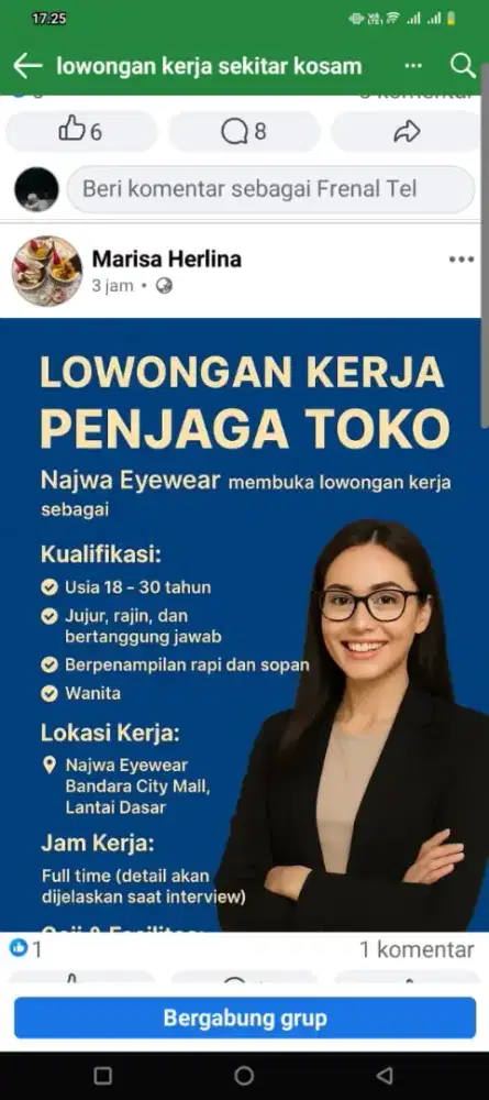 Jaga toko najwa eyewear