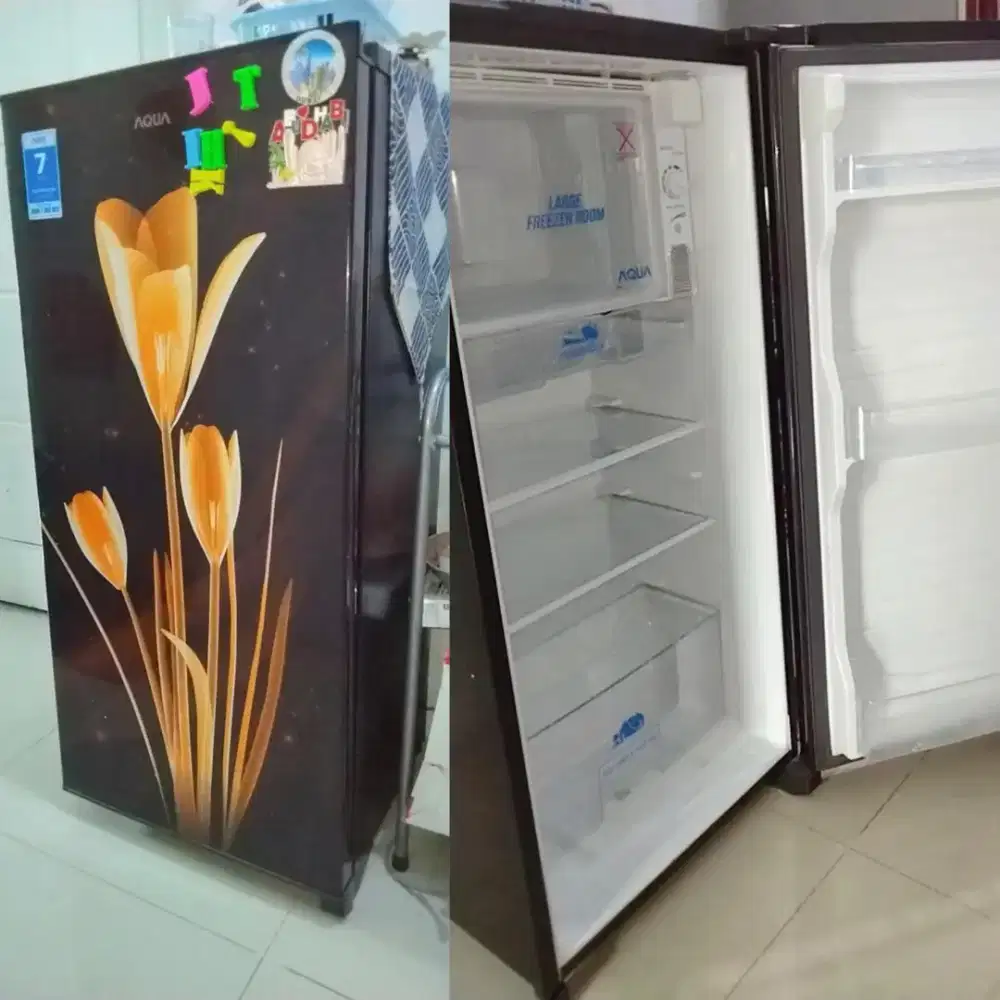 Kulkas 1 pintu merek Aqua
