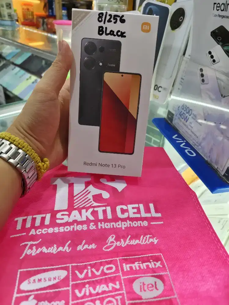 Redmi note 13 pro 8/256 cuci gudang garansi 1 tahun new