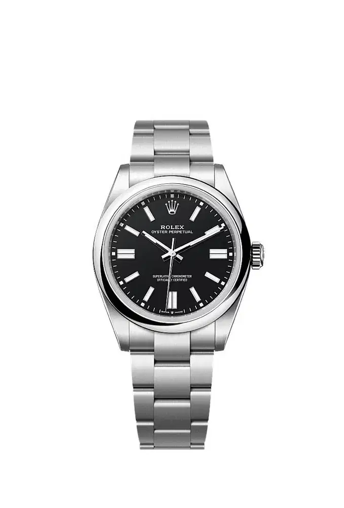 Rolex Oyster Perpetual 41m, Black Dial Stainless Steel - New in Box