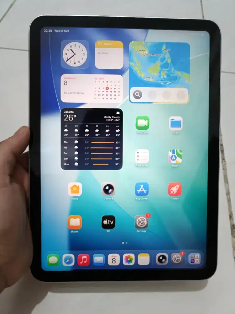 Second iPad gen 10 256gb ex resmi IBOX Wifi Only Batangan normal jaya